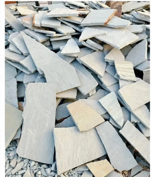 Random-Form Polygonal Sandstone Flagstone Slabs